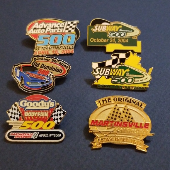Nascar Jewelry - Bundle of Martinsville Nascar Collector Pins